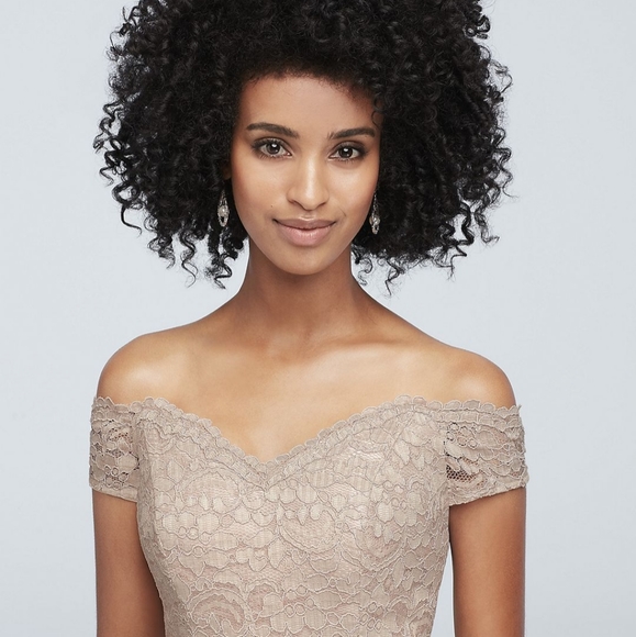 David's Bridal Size 6 Navy Blue dress - Picture 6 of 8